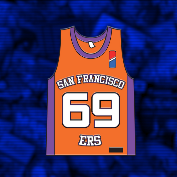Orange basketball jersey number