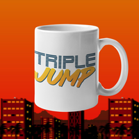 TripleJump retro logo mug